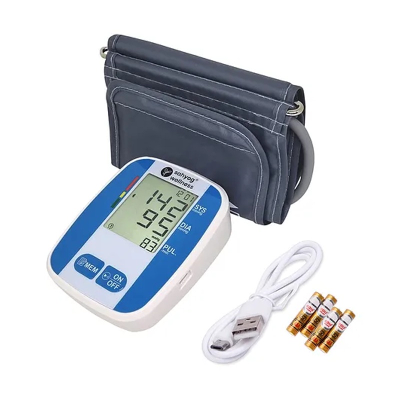 Sahyog Wellness Digital Blood Pressure Monitor Machine – Blue White
