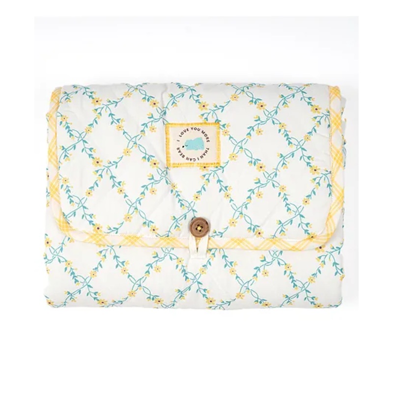 Tidy Sleep On the go Mats Yellow Bloom Vines