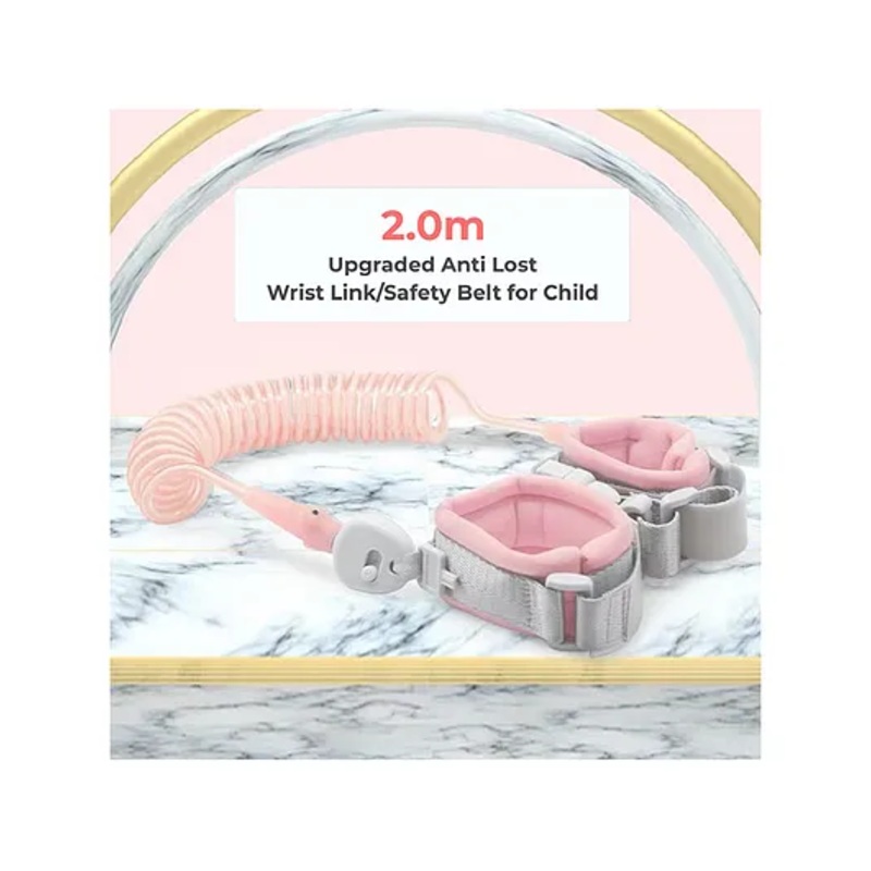 BabySafeHouse Anti Lost Safety Wrist Bracelet – Pink