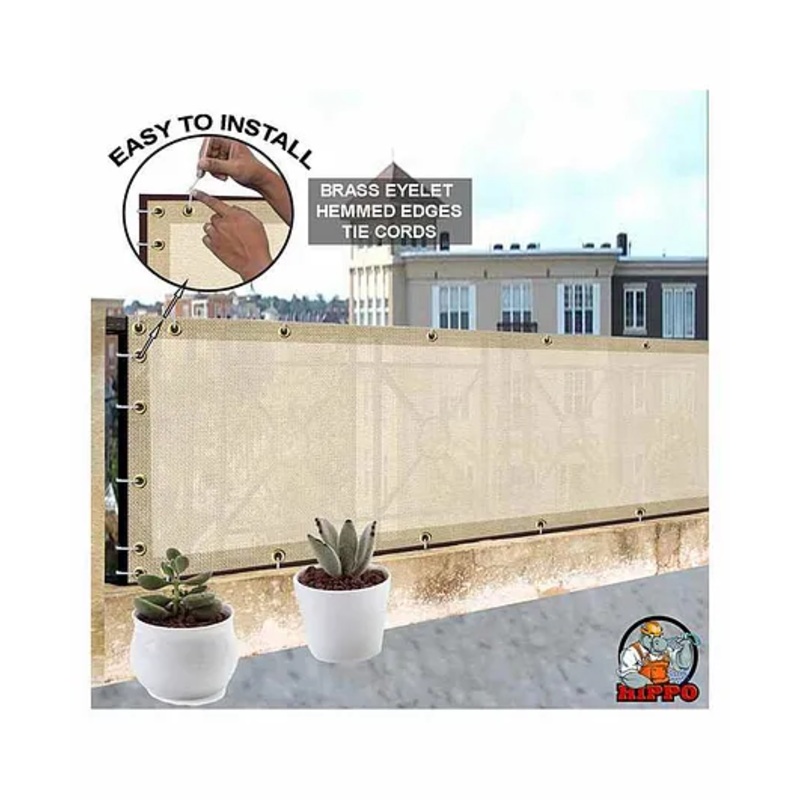 Hippo Balcony Net – Ivory