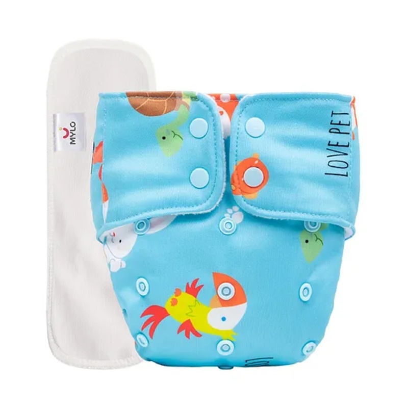 Mylo Baby Freesize Adjustable Cloth Diapers with 1 Free Insert Oeko Tex Certified – Pet Love