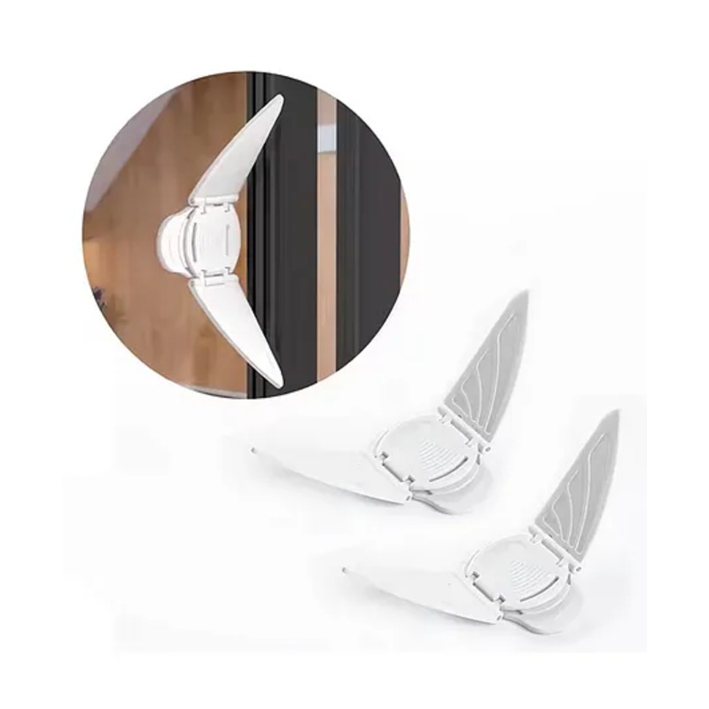 Safe-O-Kid (Pack of 2) Elegant Butterfly Shaped Window Lock – Finger Safety Protector for Sliding Windows & Doors – BPA Free