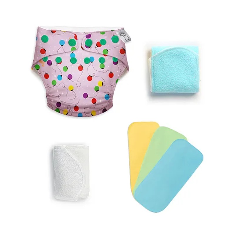 UNO Cloth Diaper  Starter Kit | Washable & Reusable (1 Cloth Diaper + 1 Insert + 1 Booster Pad with 3 Diaper Liners) – Hunny Bummy