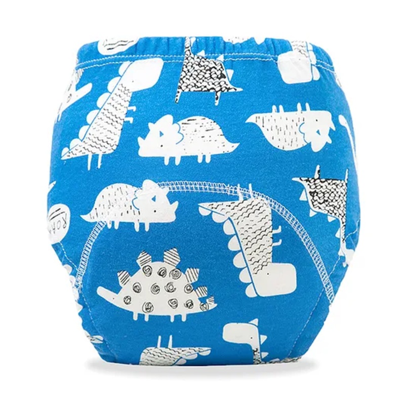 Bembika Babies Cotton Potty Training Pants Dinosaur  Printed Large –  Blue