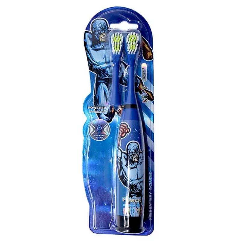 Enorme Electric Soft Bristles Battery Powered  Toothbrush with Extra Brush – Blue