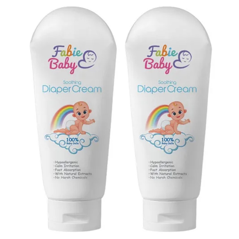 Fabie Baby Diaper Rash Cream for Baby Organic Rash Cream for New Born Baby (50ml) – Pack of 2