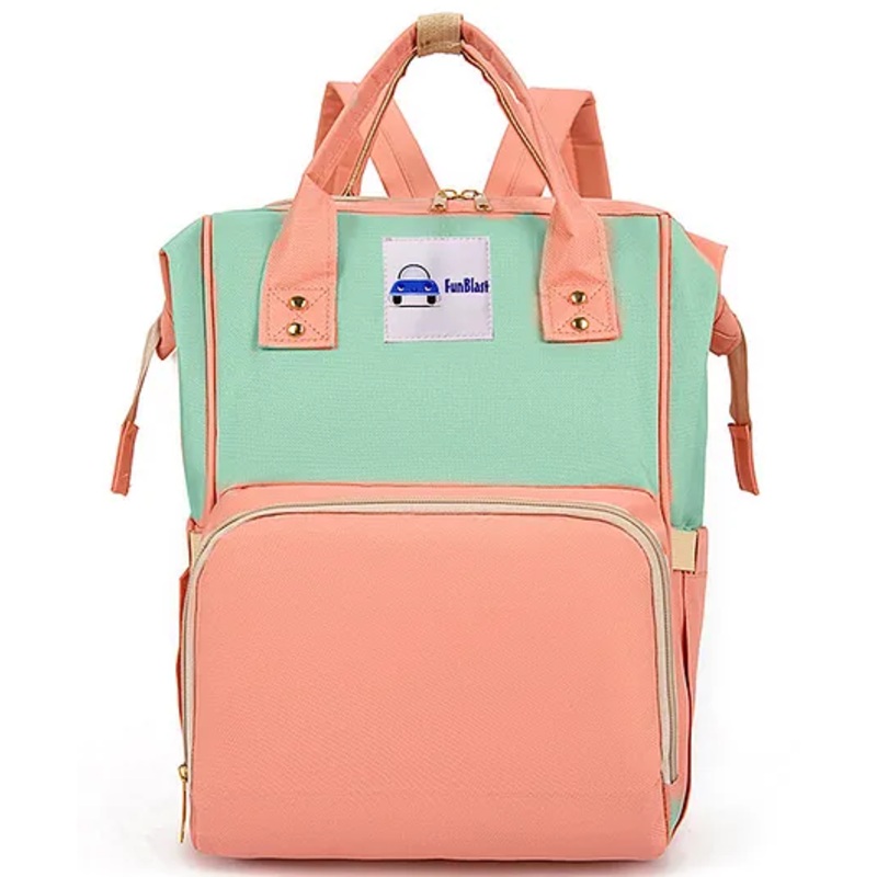 FunBlast Stylish Mother Bag with Multiple Pockets for Mothers  Peach