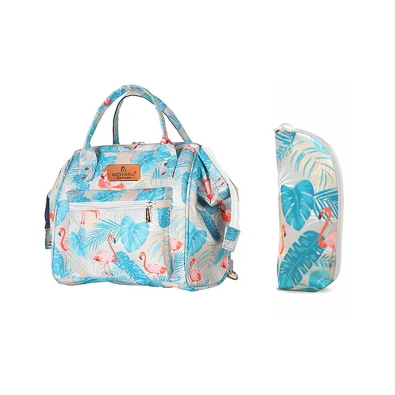 Motherly Nano Diaper Bag Small Size, Baby Bags For Mothers, Diaper Bag For Mom, Hospital Bag  (Flamingo)
