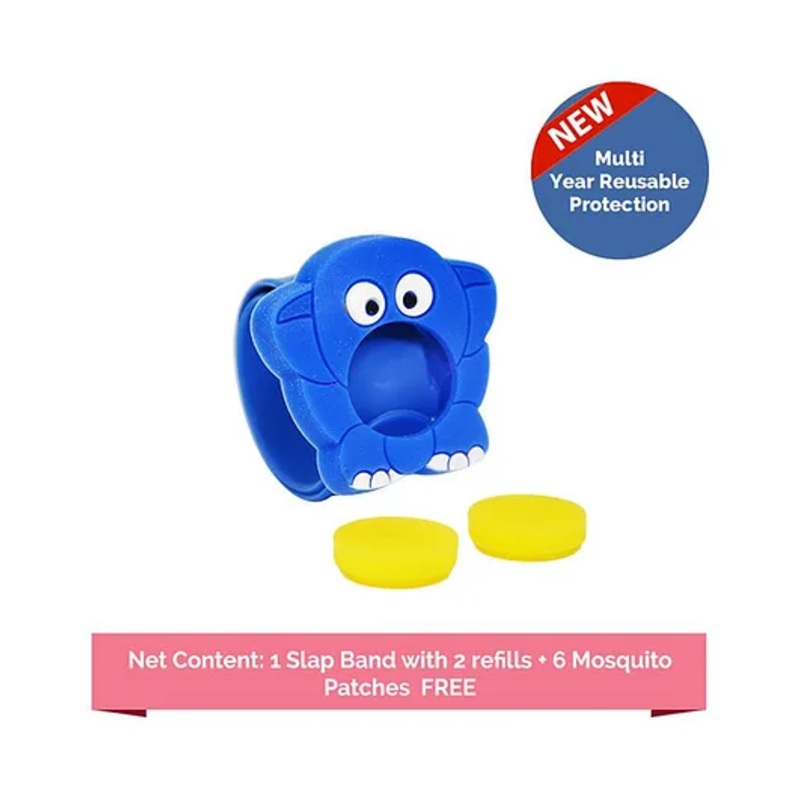 Safe-O-Kid Mosquito Repellent Band With 2 Refills – Blue