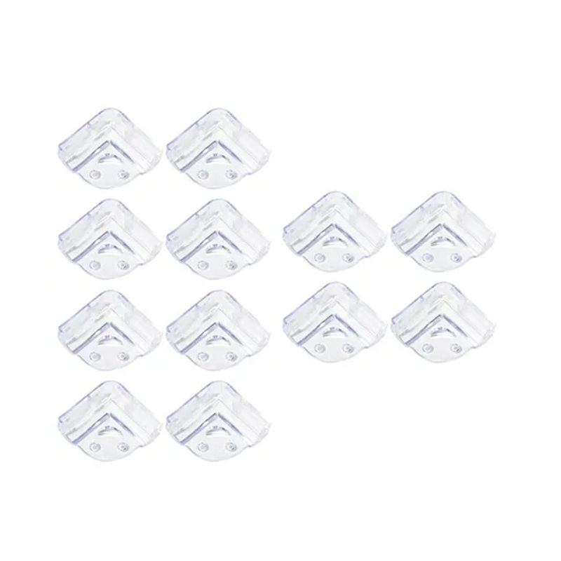 Safe-O-Kid Smiley Shaped Corner Guards Pack of 8 – Transparent