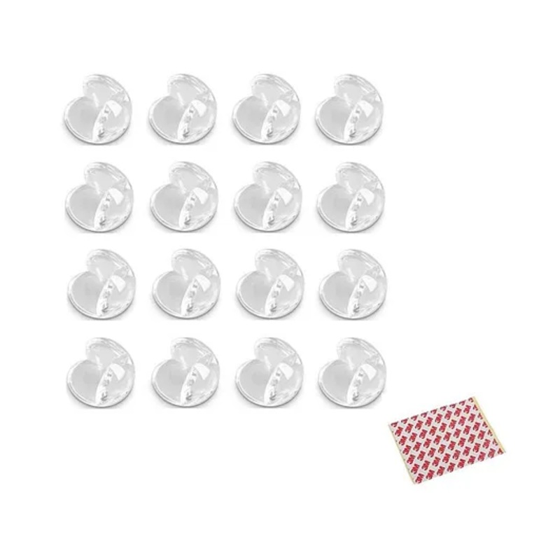 Syga Round Corner Guards Pack of 16 – Transparent