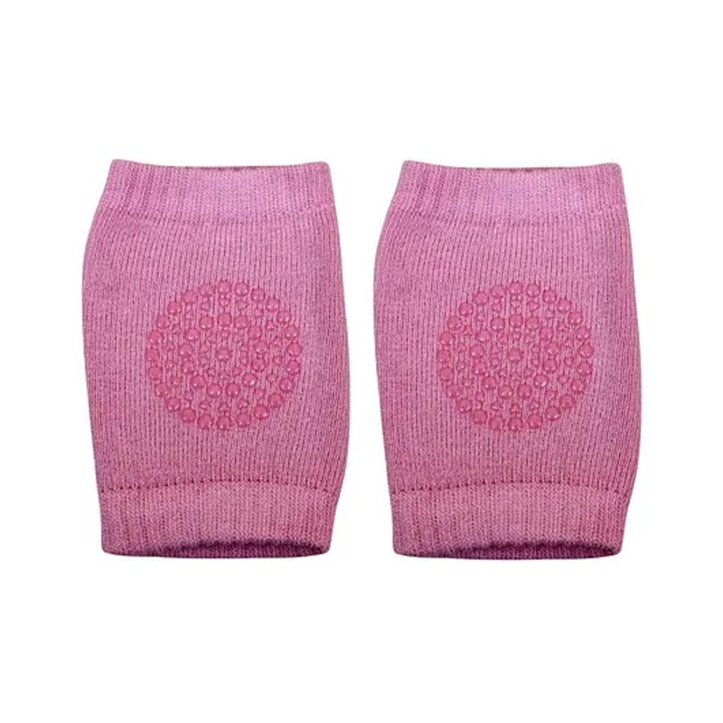 The Little Lookers Anti Skid Cotton Knee Pads – Pink