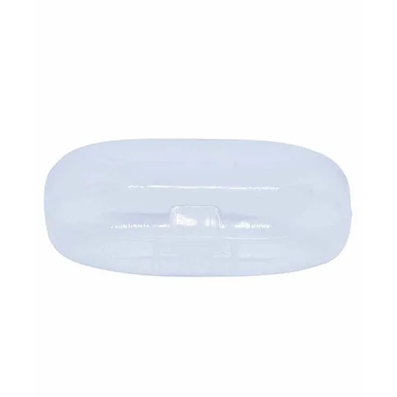 The Little Lookers BPA Free Silicone Baby Finger Brush with Case – White