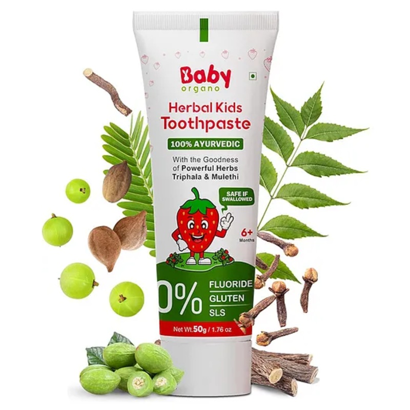 Babyorgano Herbal Kids Baby Toothpaste – 50g