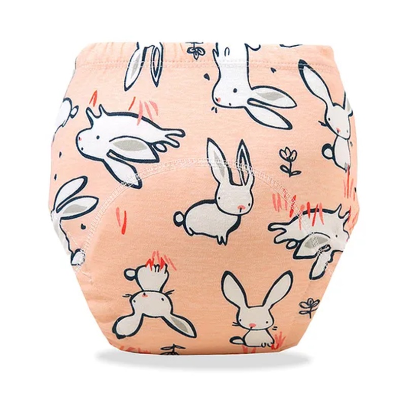 Bembika Babies Cotton Potty Training Pants Bunny  Printed  Size – Peach