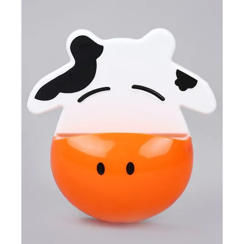 Cow Shape Toothbrush Holder – Orange White