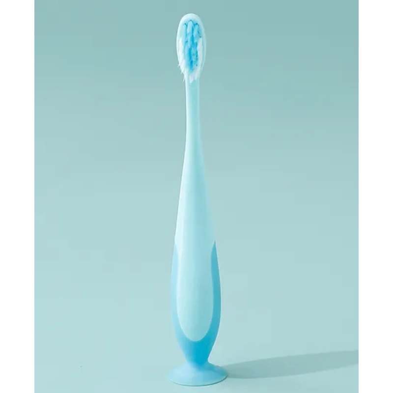 Manual Toothbrush with Suction Base – Blue