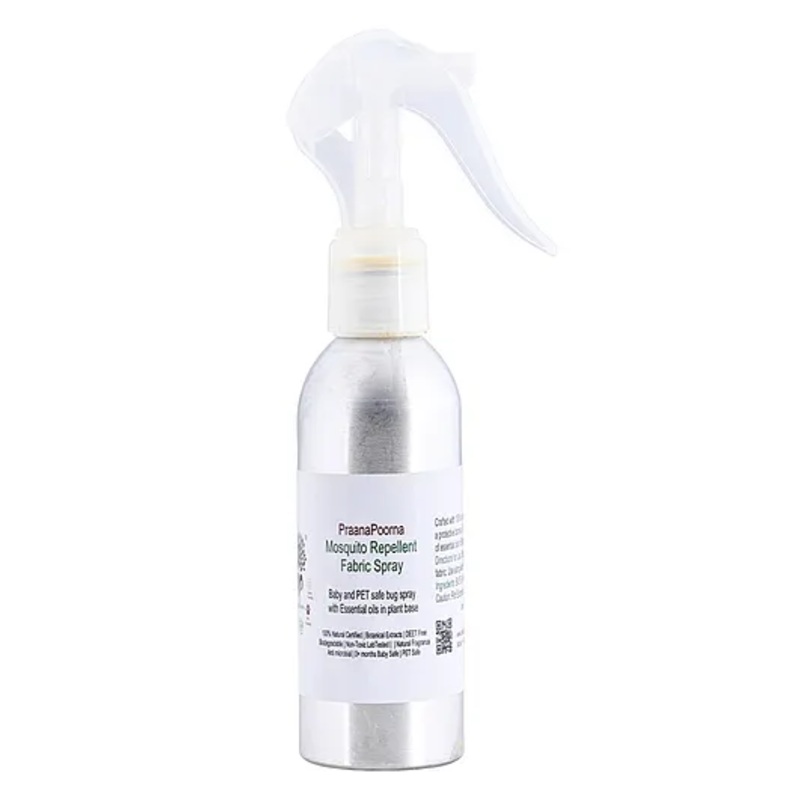 PraanaPoorna Mosquito Repellent Fabric Spray – 100 ml