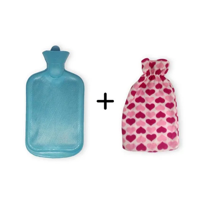 Sahyog Wellness Hot Water Bottle with Cover – Blue  (Cover Color May Vary)