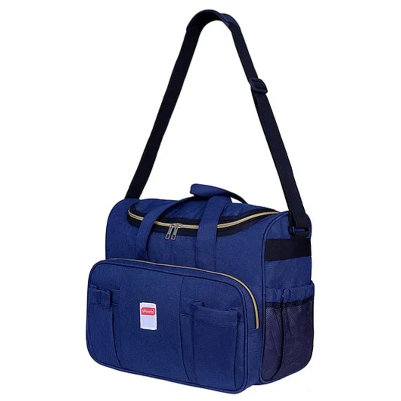 VParents Stylish Maternity Multipurpose Mother Bag Cum Diaper Backpack Sholder 11 Pockets – Navy Blue