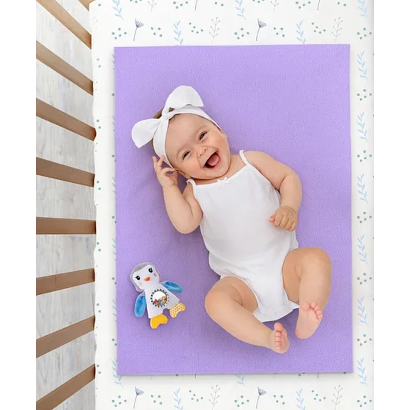 Zoe Multipurpose Waterproof Diaper Changing Mat Pack Of 3 – Grey Lilac & Blue