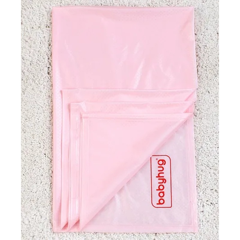 Babyhug Plastic Sheet Large Size  – Pink