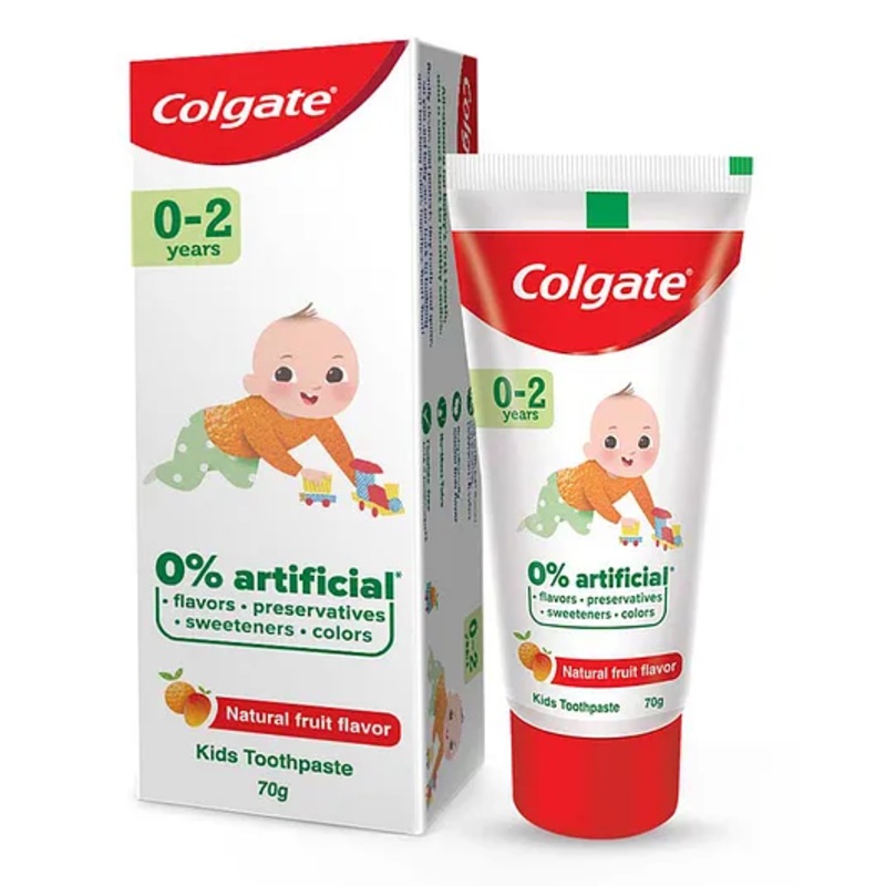 Colgate Toothpaste Tube Natural Fruit Flavour Fluoride Free – 70 gm