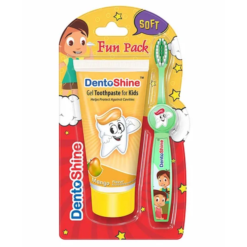 DentoShine Kids Fun Pack Mango – 80 gm