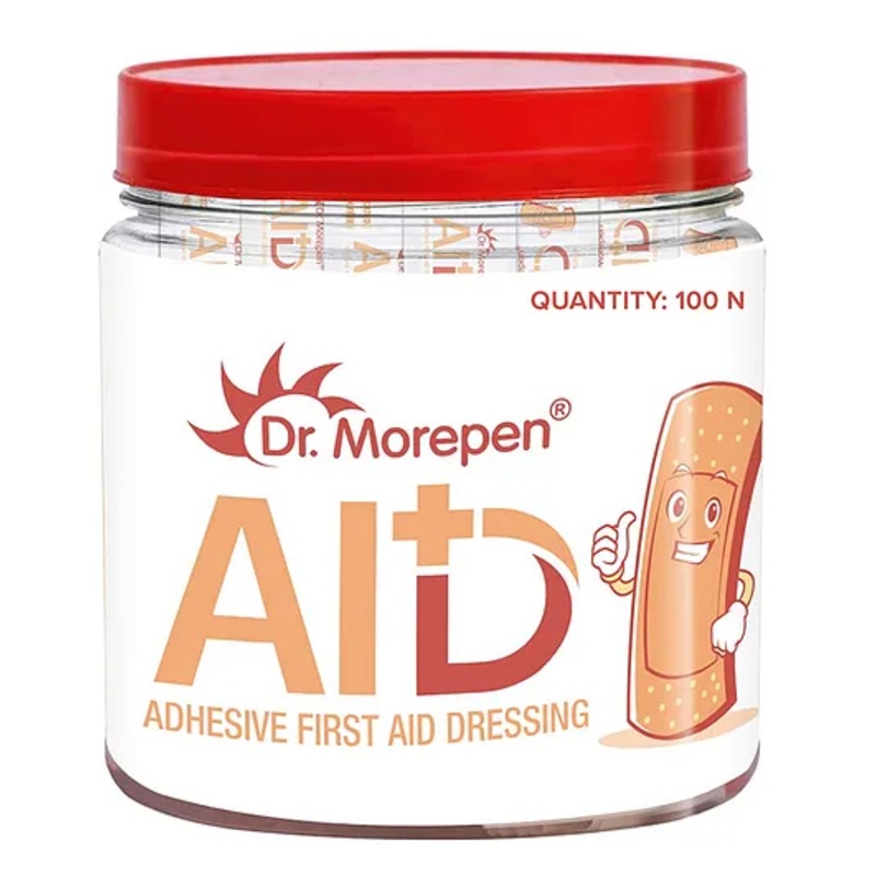 Dr.Morepen AID Adhesive Band Aid for Kids & Adults – 100 Strips