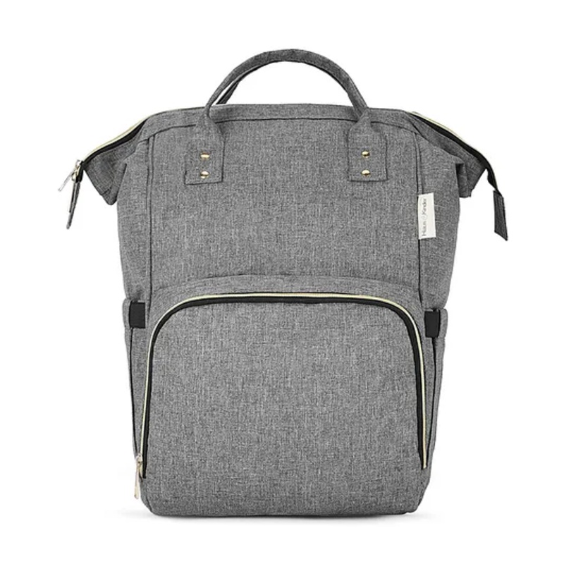 haus & kinder Chic Diaper Bag Backpack for New Parents (Capacity – 20L) , Diaper Bags  (Grey)