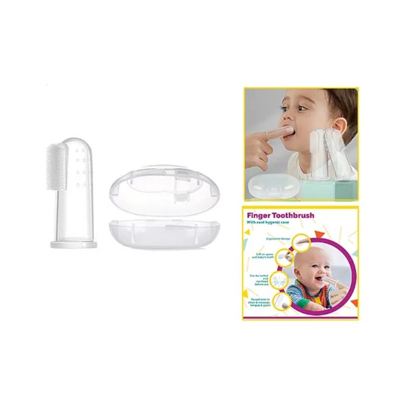 INPOUT Finger Toothbrush for Gentle Cleaning