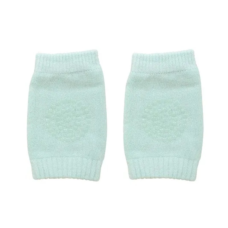 NeonateCare Anti Slip Padded Baby Knee Pad – Sky Blue (1 pair)
