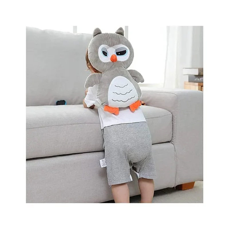 NeonateCare Baby Head Protector & Baby Crawling Safety Pillow Adjustable Toddler Baby Head Protection Cushion Backpack – (Grey Head Protector)