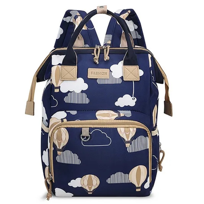 Winnies All-in-One Baby Diaper Bag Backpack Navy Blue