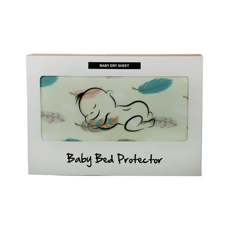 Zikku Cute Printed Dry Sheets Large Size Leaf Print – Green