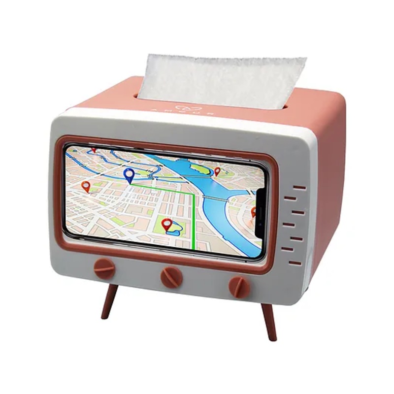 Amour TV Shaped Tissue Box – Pink
