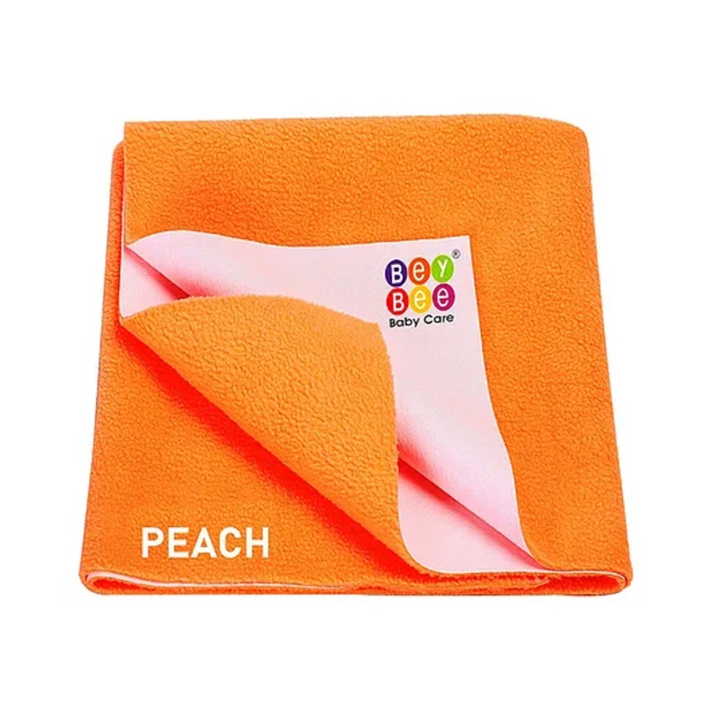 Bey Bee Quick Dry Baby Bed Protector Waterproof Sheet Extra Large – Peach