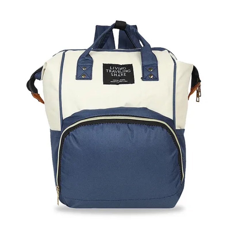 Chinmay Kids Baby Diaper Backpack for New Born – Blue & White