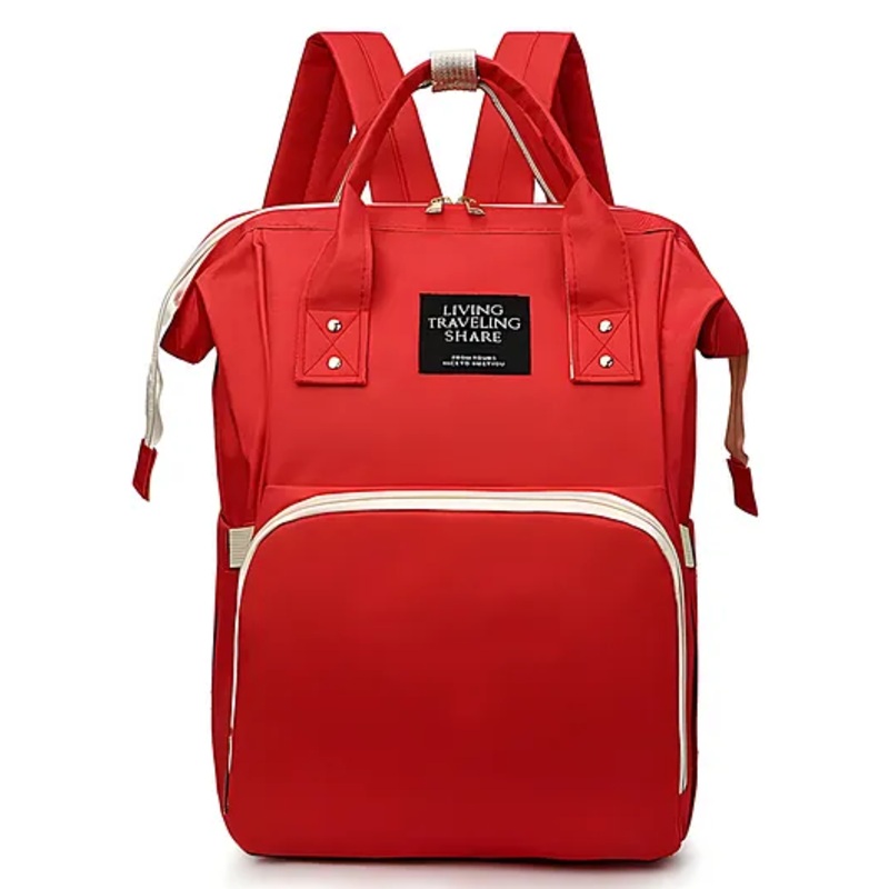 COZY VIBES MultiFunctional Quilted Vegan Diaper Bag Caddy Nappy Backpack Mommy Diaper Bag-PACK OF 1-COLOR MAY VARY