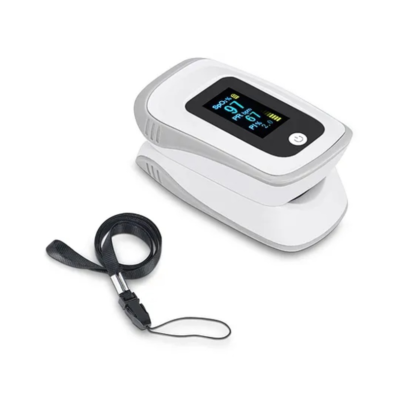 Dr. OdinxPulse Oximeter Fingertip With Perfusion Index & LED Display – White