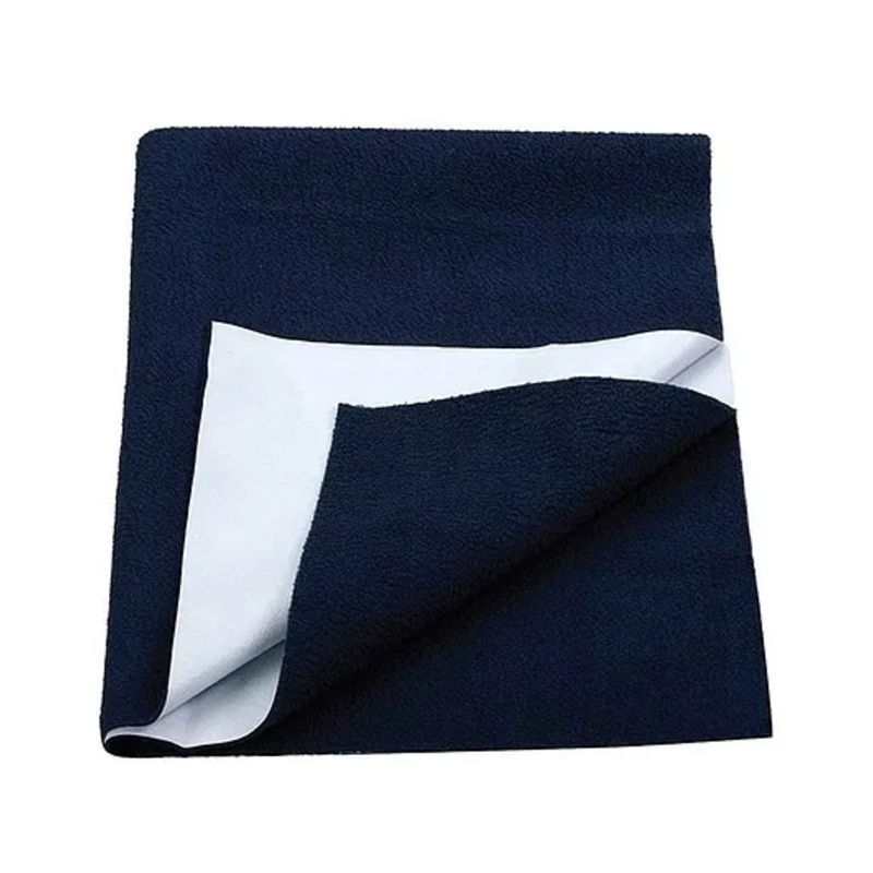 Elementary Smart Dry Waterproof Small Bed Protector Sheet – Navy Blue