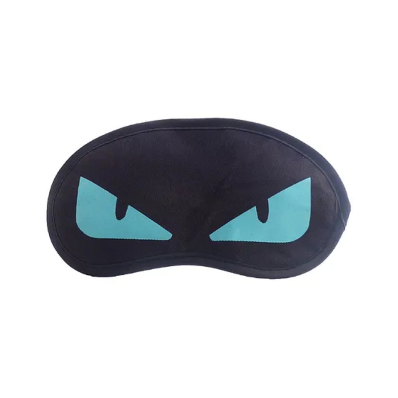 Jenna BlueEye Cartoon Face Sleeping Eye Mask – Black