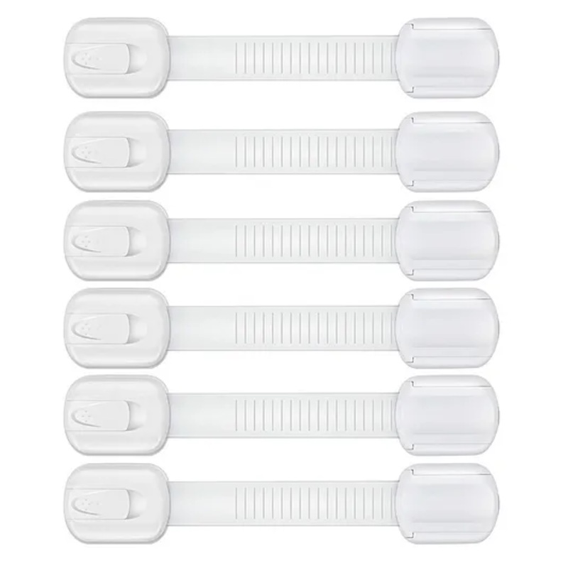 Lifekrafts Baby Safety Locks Pack of 6 – White