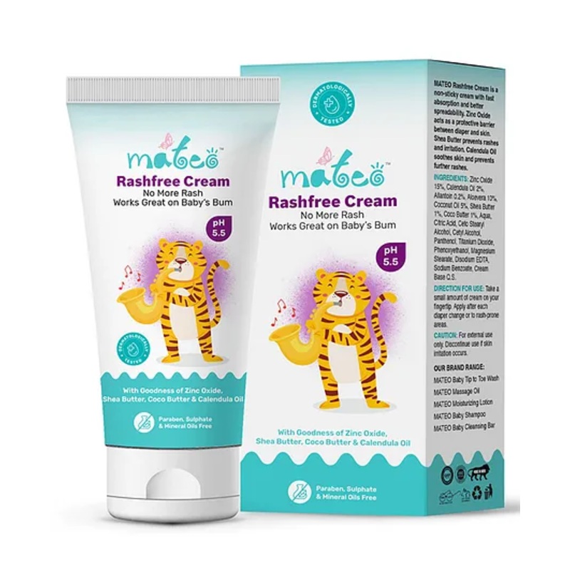 Mateo Rashfree Cream No More Rash Works Greate On Baby’s Bum