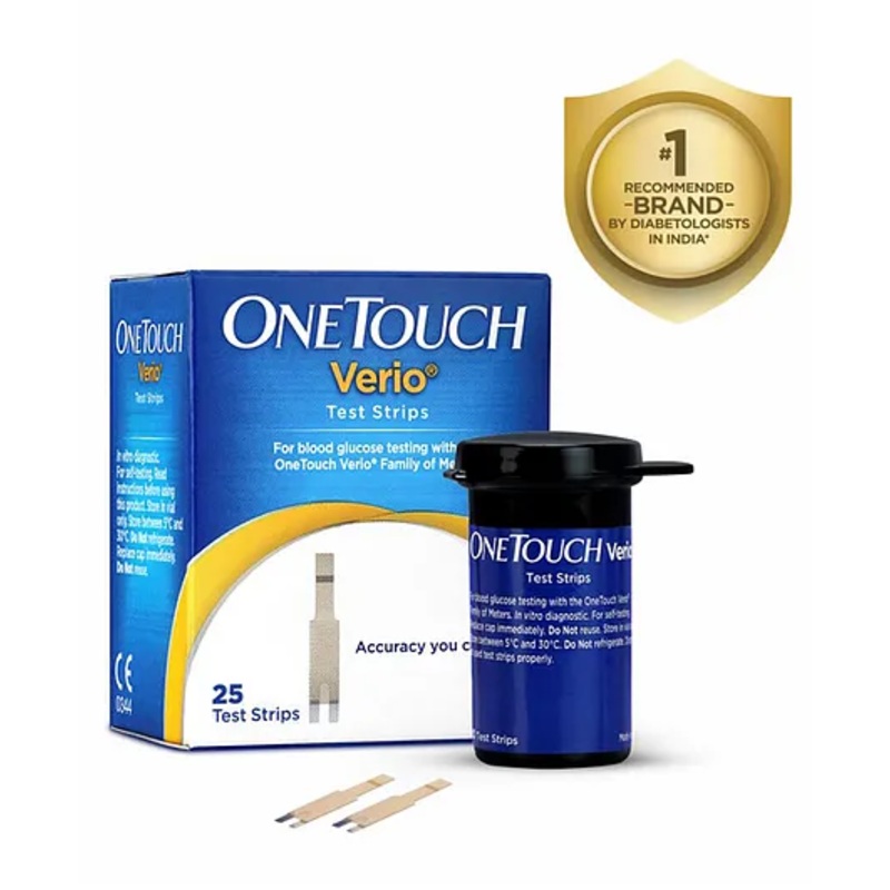 OneTouch Verio Test Strips – Pack of 25 Strips |