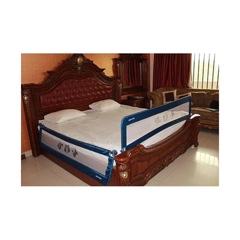 SAFE-O-KID Fully Foldable Bed Rail Guard 6 Ft Pack of 2 – Blue