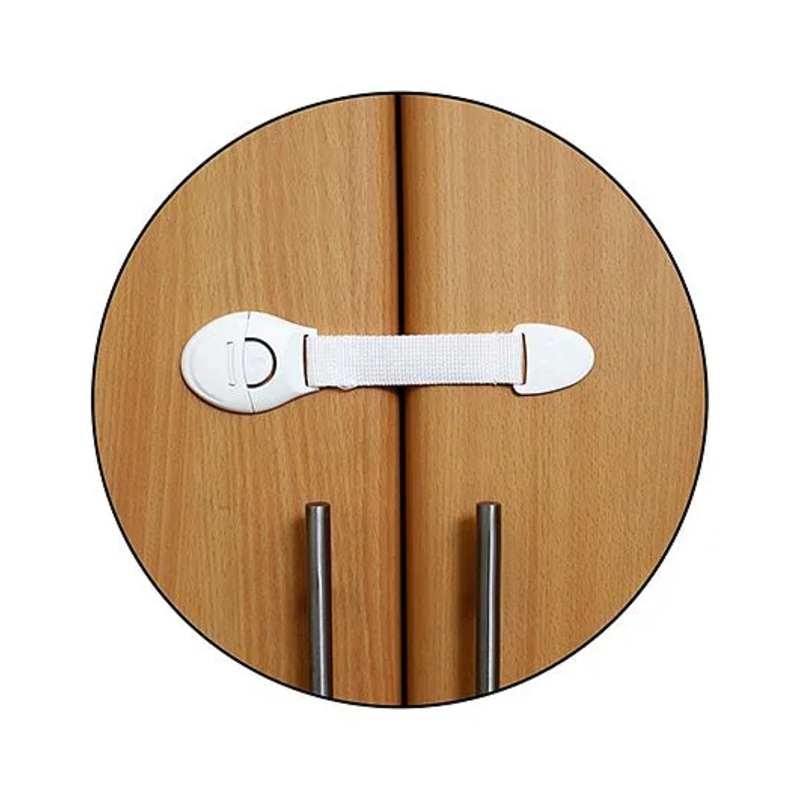 Safe-O-Kid One Side Open Child Safety Lock White – Pack Of 4