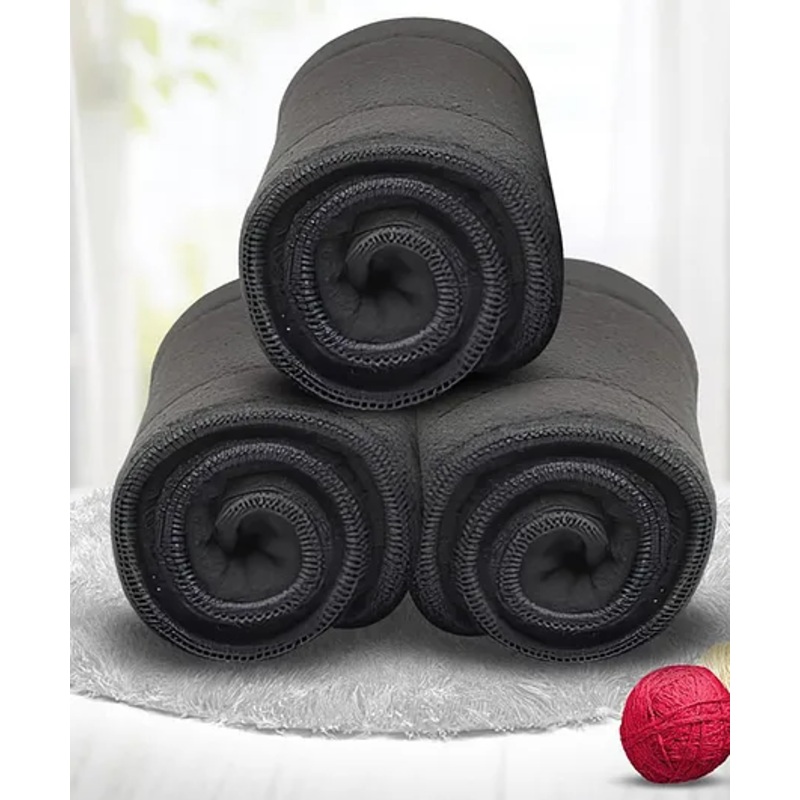Sparkle Joy Reusable Diaper Insert Pack of 3 – Black