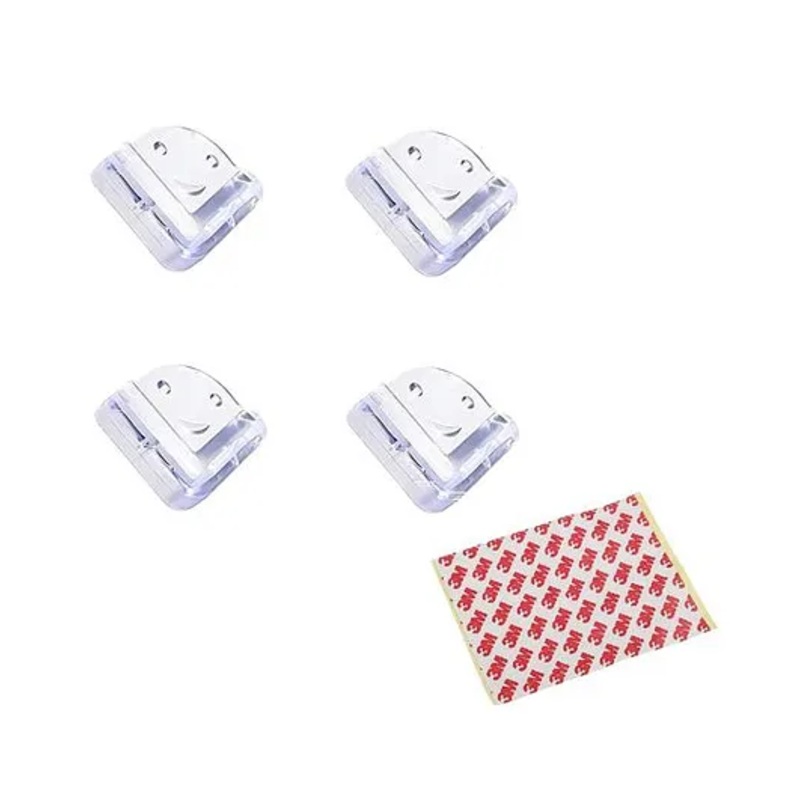 Syga Square Corner Guards Pack of 4 – Transparent