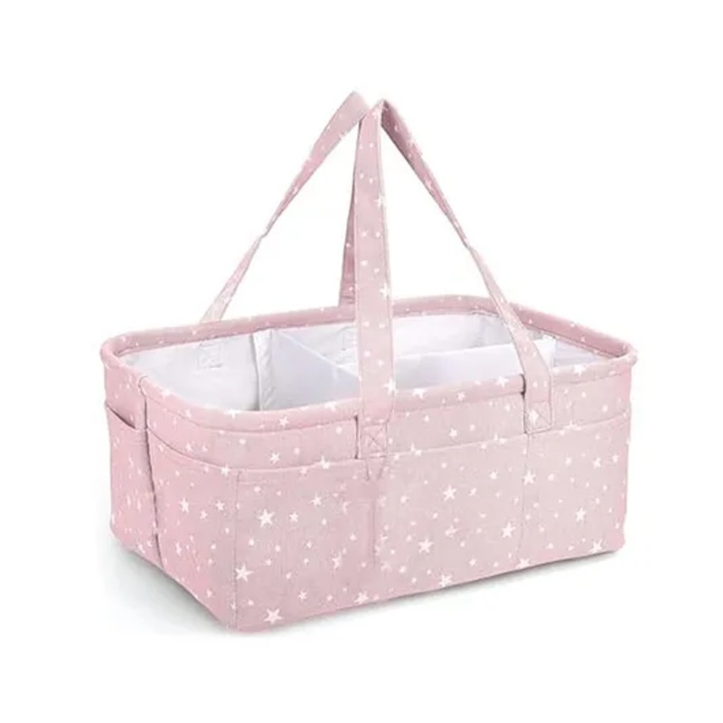 Winnies Baby Diaper Caddy Bag for Smart Mothers Baby Diaper Caddy Organizers-Pink